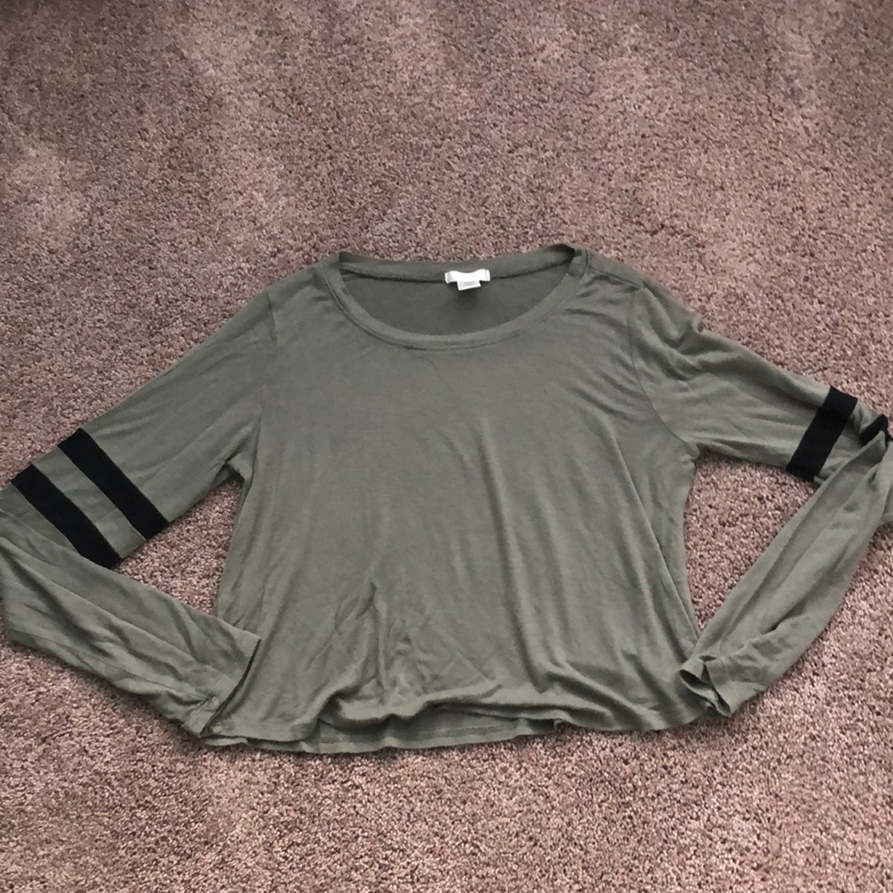 Bozzolo long sleeve crop top women’s medium